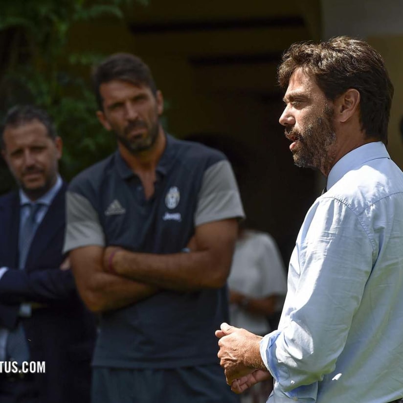 Juventus visit Villa Agnelli
