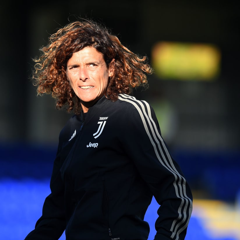 Match action: Juventus Women at Chelsea FC Women