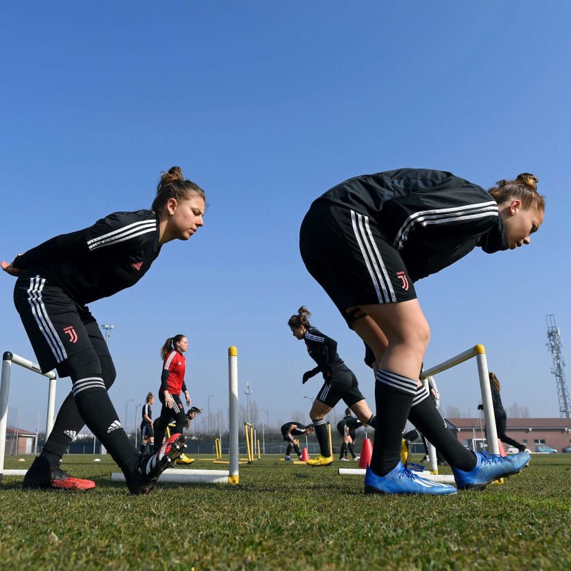 Women, l'allenamento del 18 febbraio