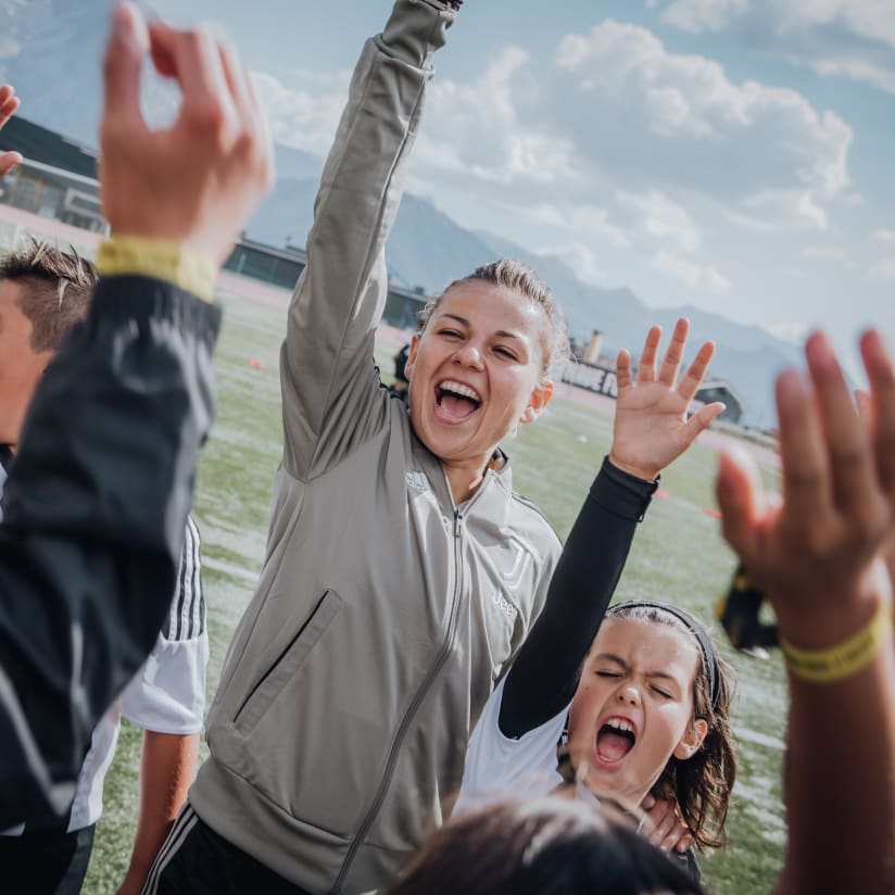 The first-ever girls Juventus Summer Camp 
