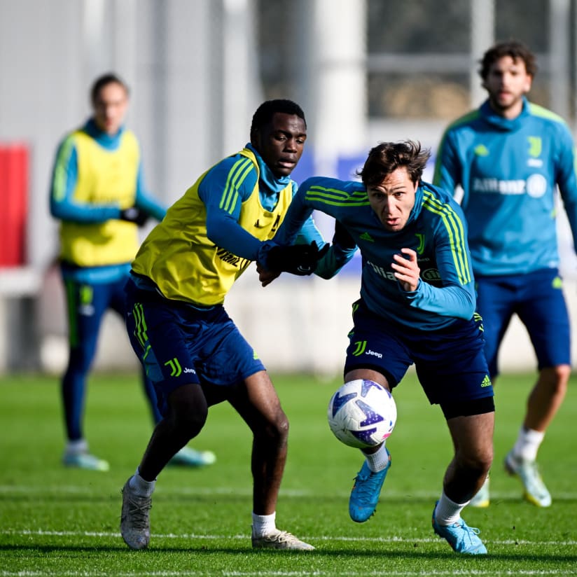 Training Center | Joint-training session with the Under 19 team