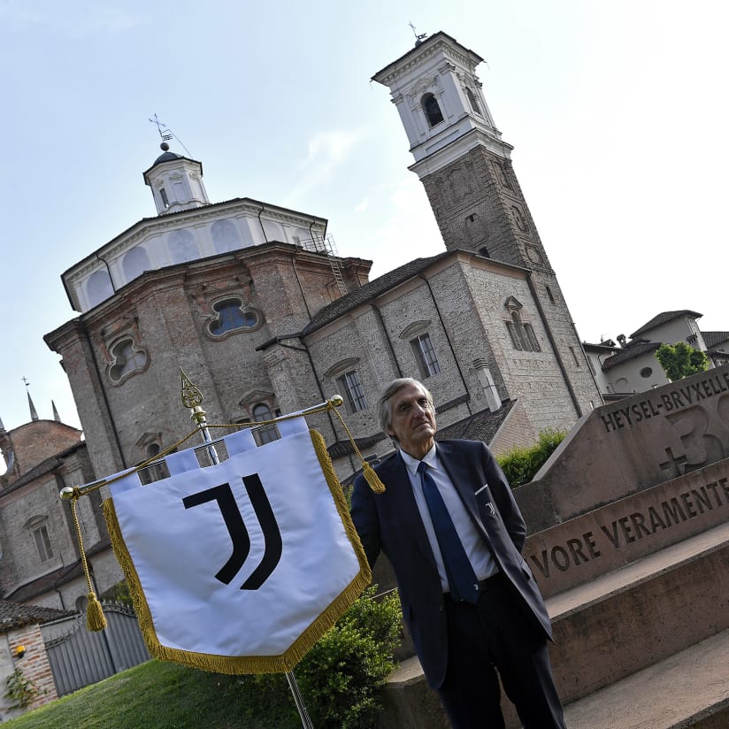 Heysel, commemoration in Cherasco