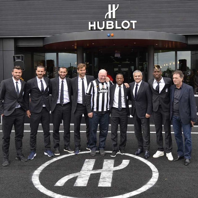 Juventus pay a visit to Hublot