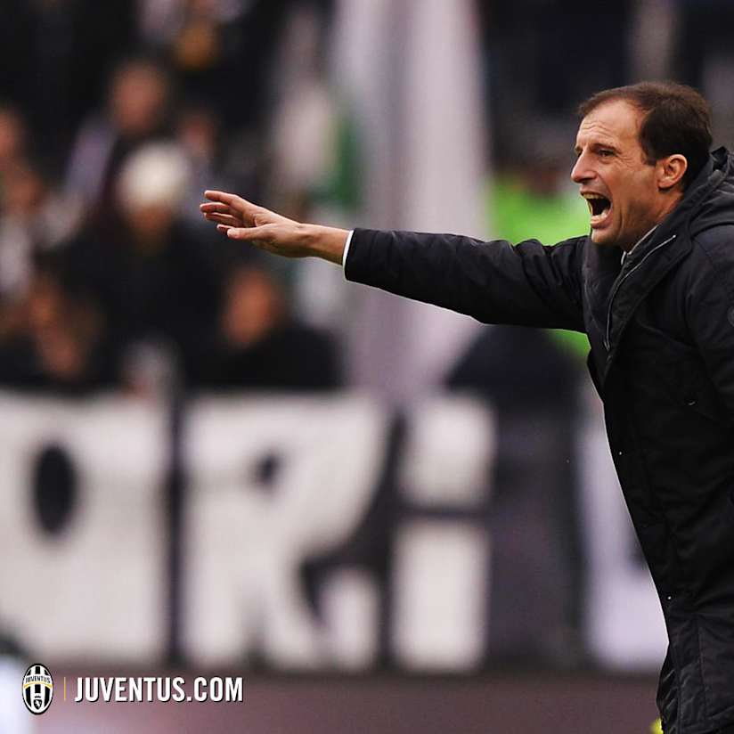 Allegri: «Non sfruttate le occasioni del primo tempo»