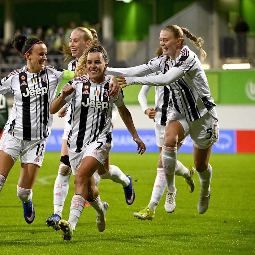 Juventus Women draw with Wolfsburg after late comeback