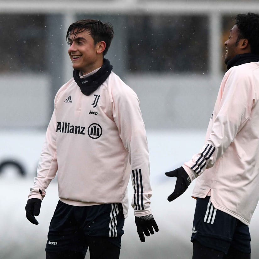 Gallery | Bianconeri train in the snow 