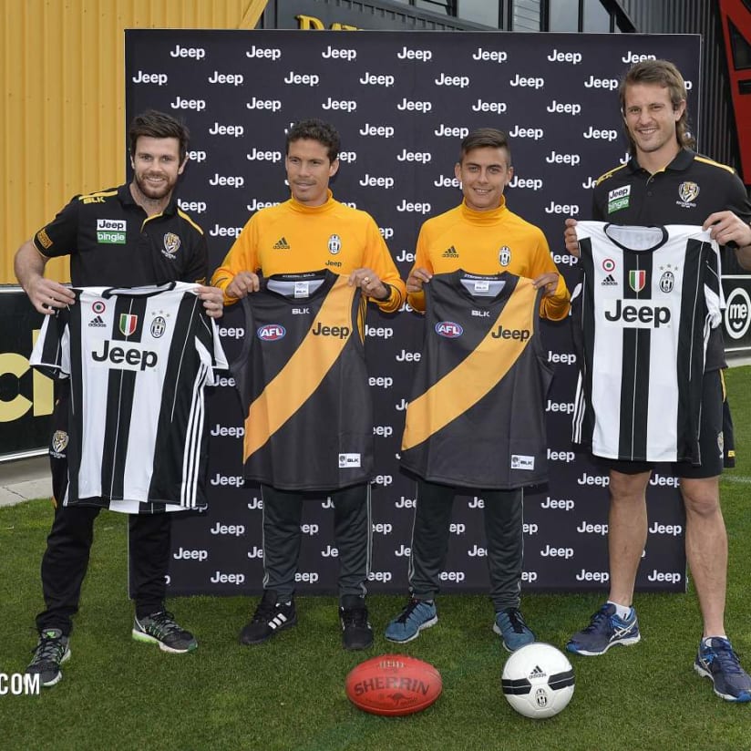 Dybala and Hernanes meet Richmond FC 