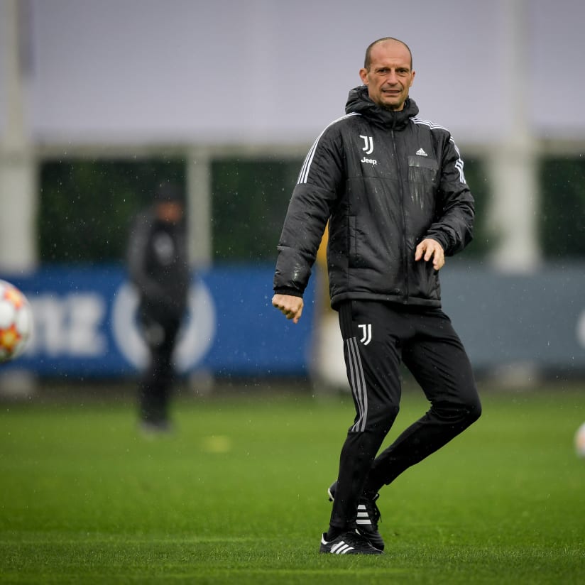 Training break for the Bianconeri