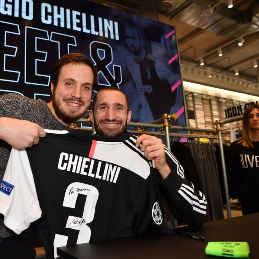 Con Capitan Chiellini al Megastore di Torino!