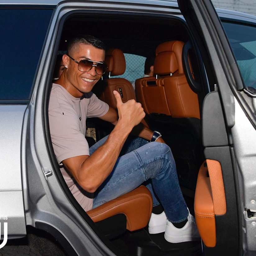 Cristiano Ronaldo è a Torino!