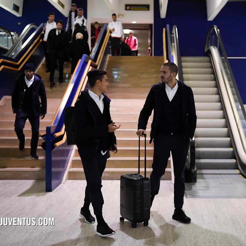 Juve touch down in Spain