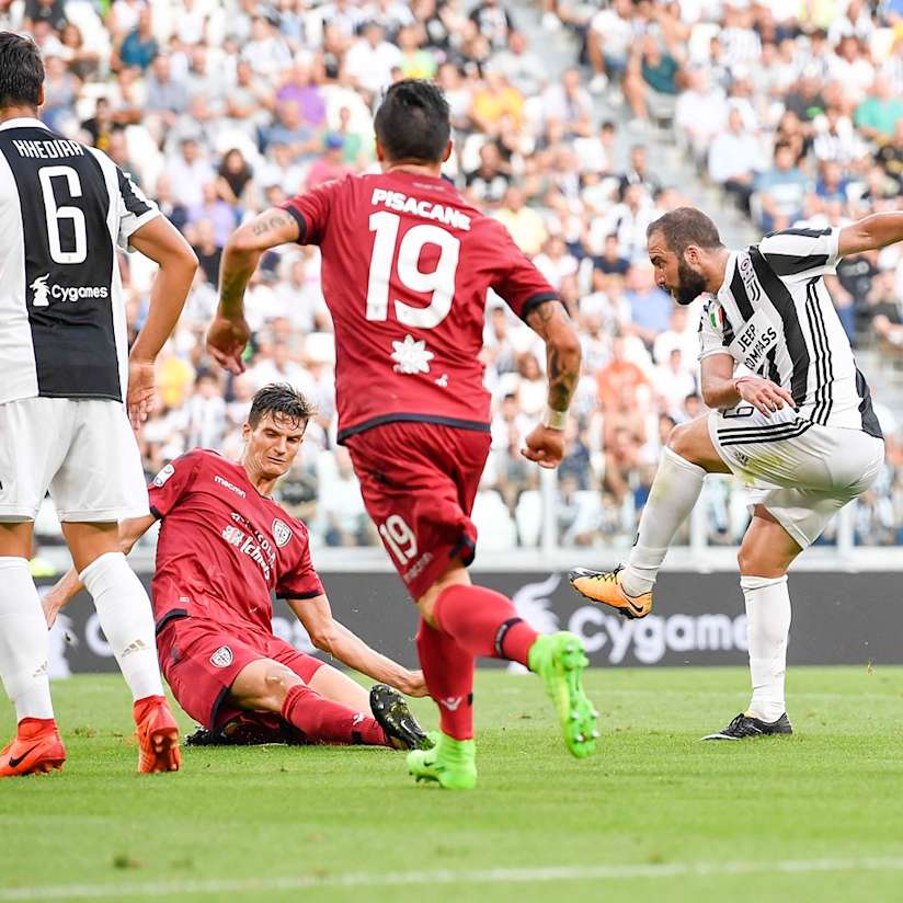 Juventus-Cagliari: numeri e nomi