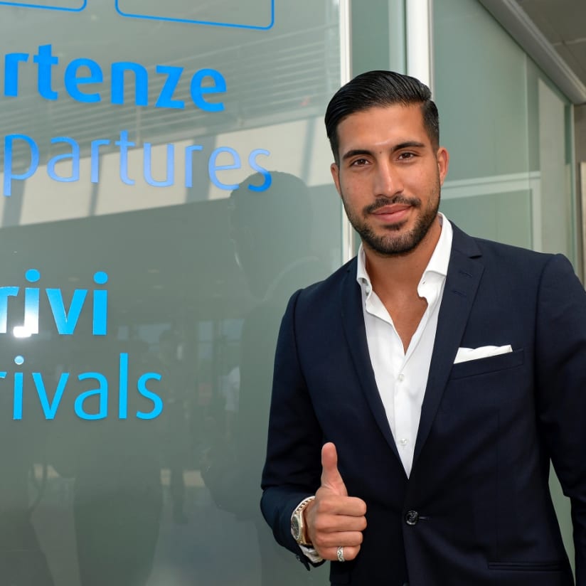 Emre Can arrives in Turin