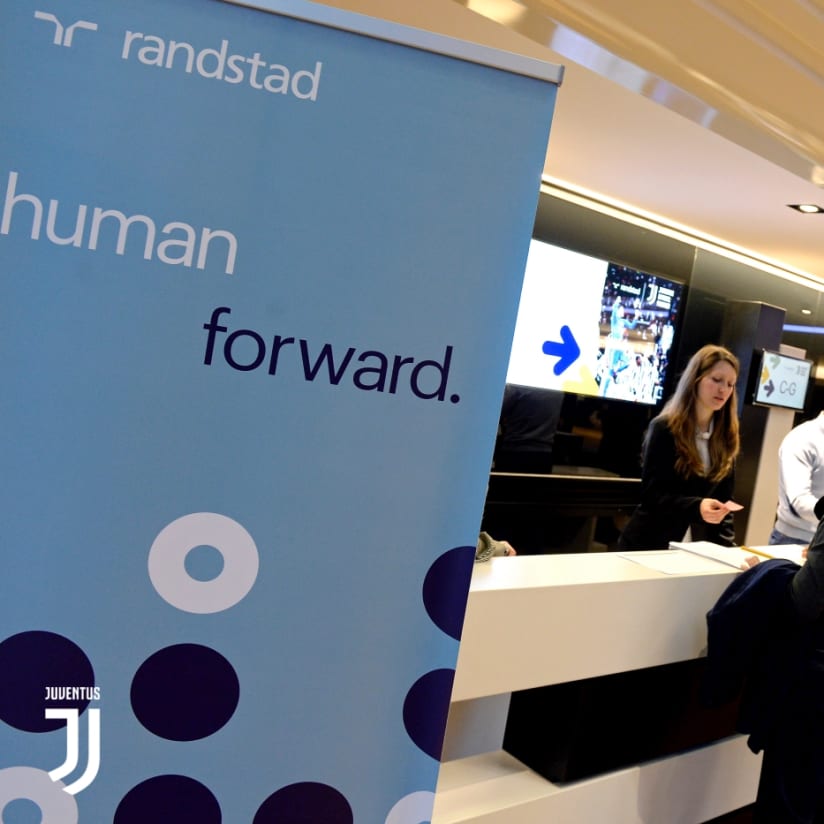 Randstad workshop at the Allianz Stadium with Szczesny