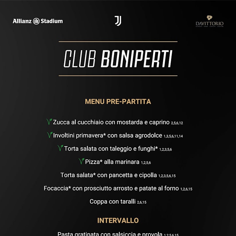 CLUB BONIPERTI -  JUVENTUS-RENNES - 22.10.2026