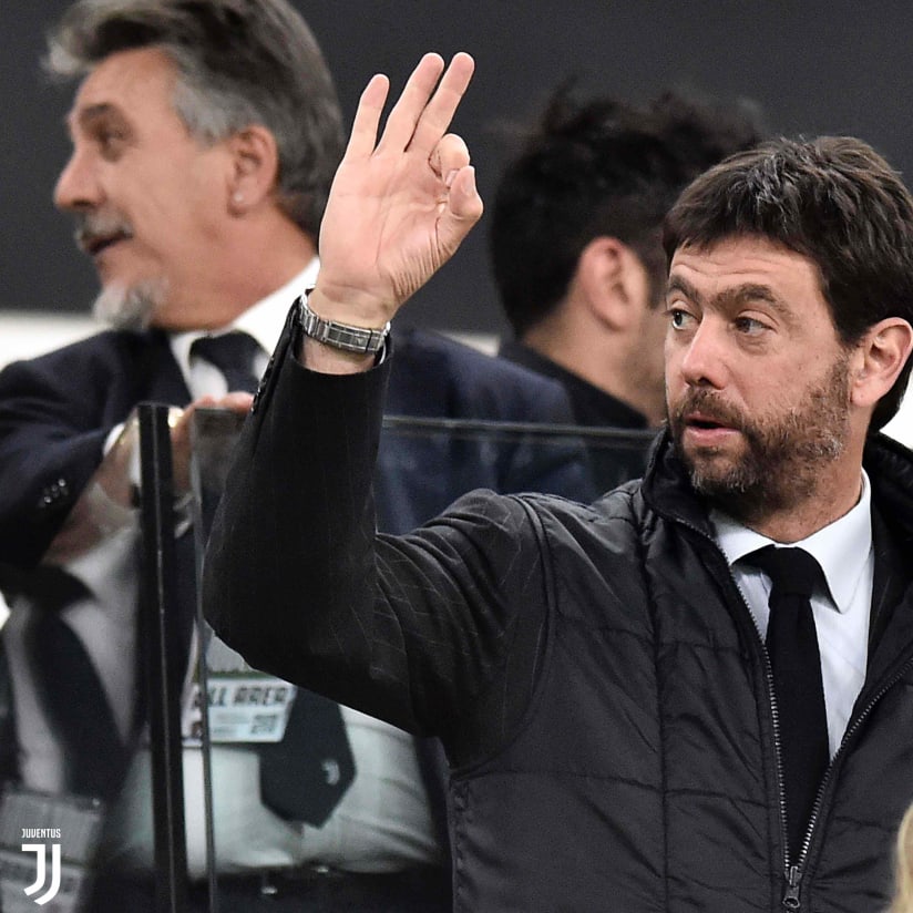 Best wishes, President Agnelli!