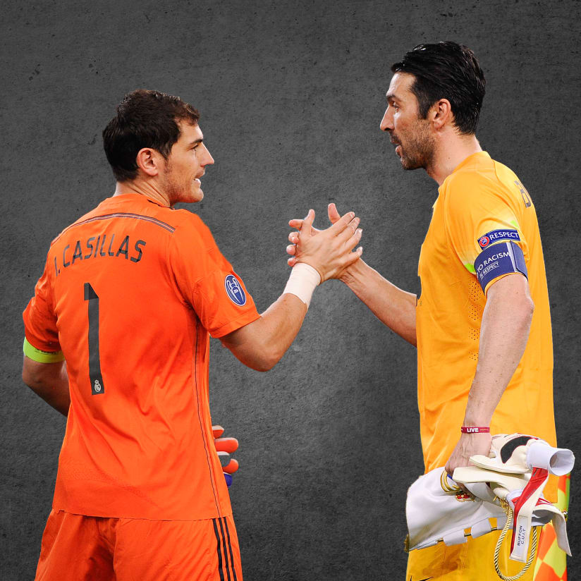 Buffon and Casillas: honour and respect