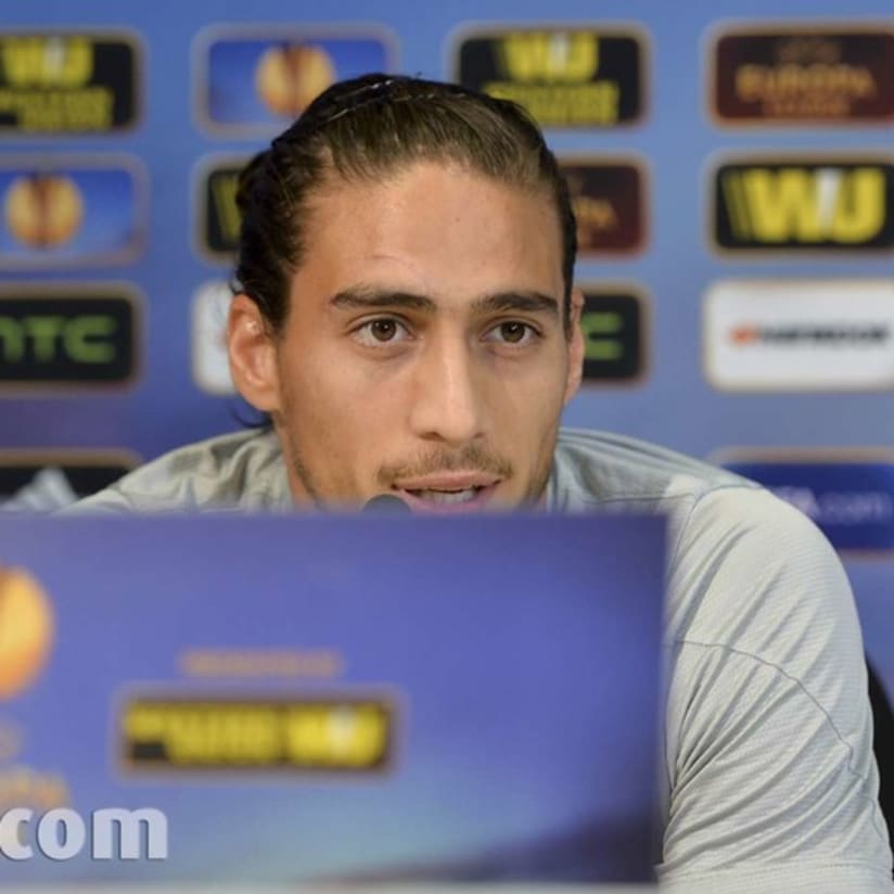 #JuveOL, la conferenza stampa di Caceres - Caceres' press conference.