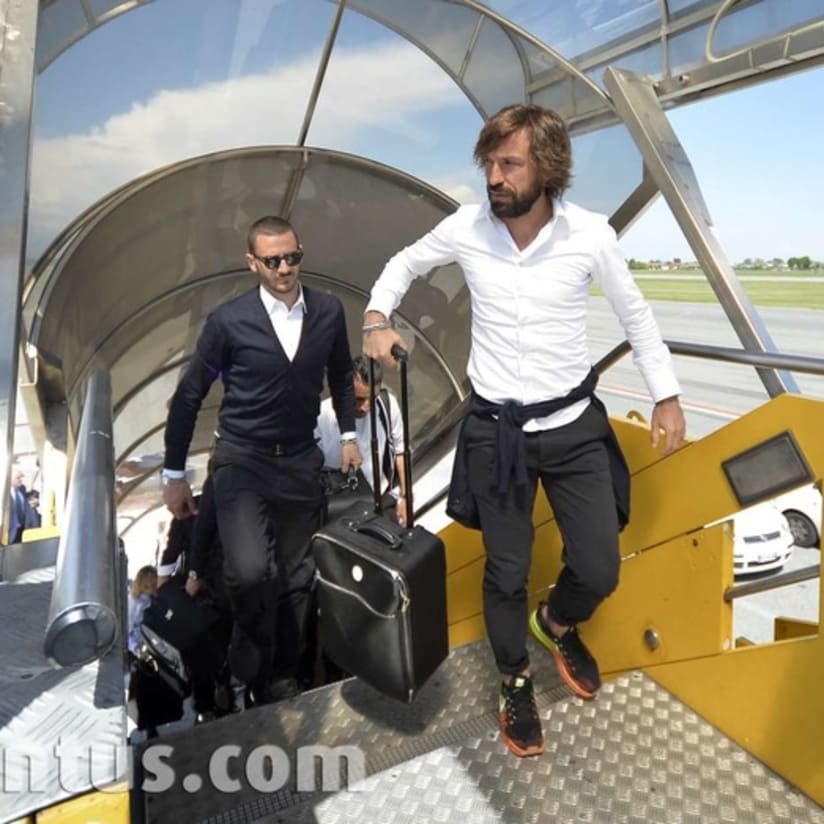 #BenficaJuve, l'arrivo a Lisbona - Touchdown in Lisbon