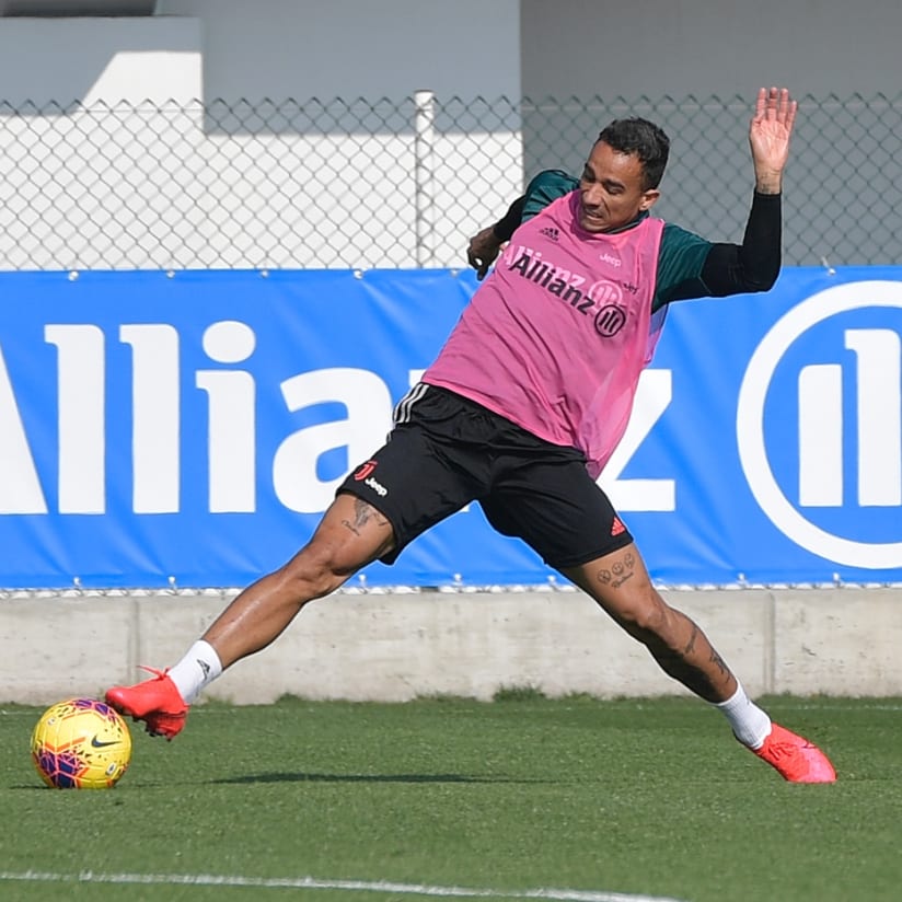 Morning training at Continassa