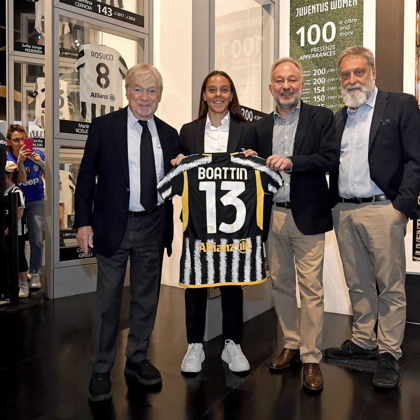 La maglia di Boattin è allo Juventus Museum!