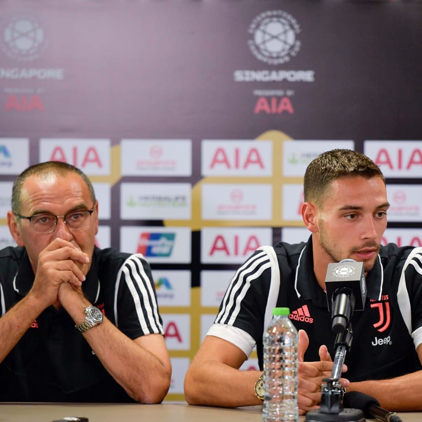 La conferenza stampa di Sarri e De Sciglio