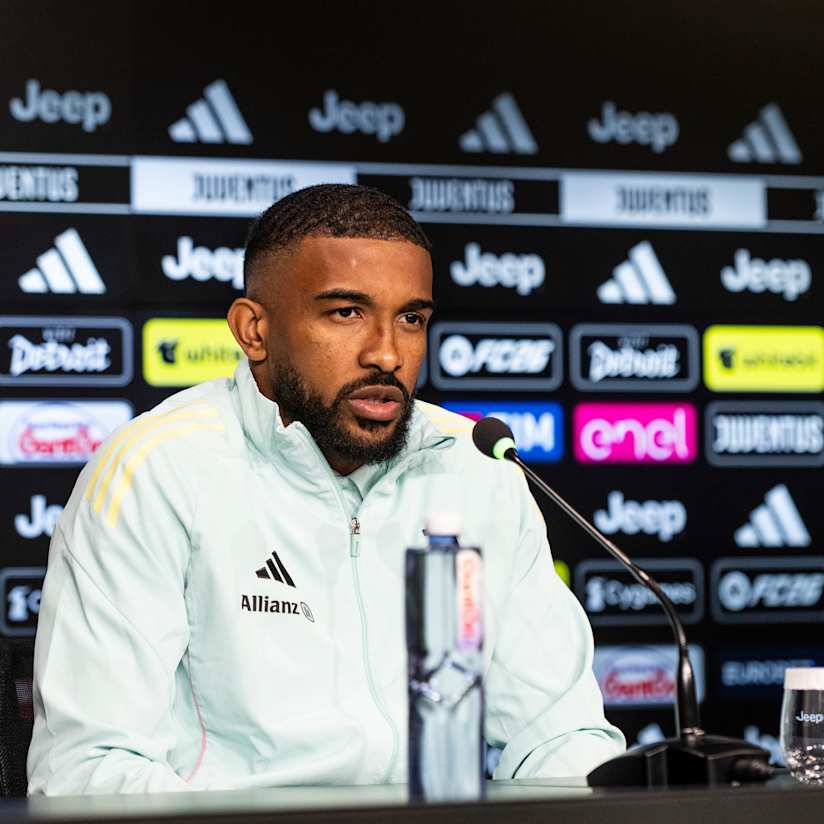 La conferenza stampa di Gleison Bremer alla vigilia di Milan-Juventus