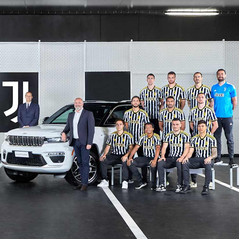 Juventus climb aboard Jeep Grand Cherokee!