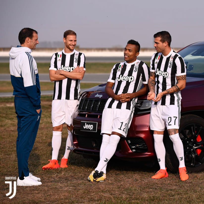 Juve e Jeep in pista a Balocco