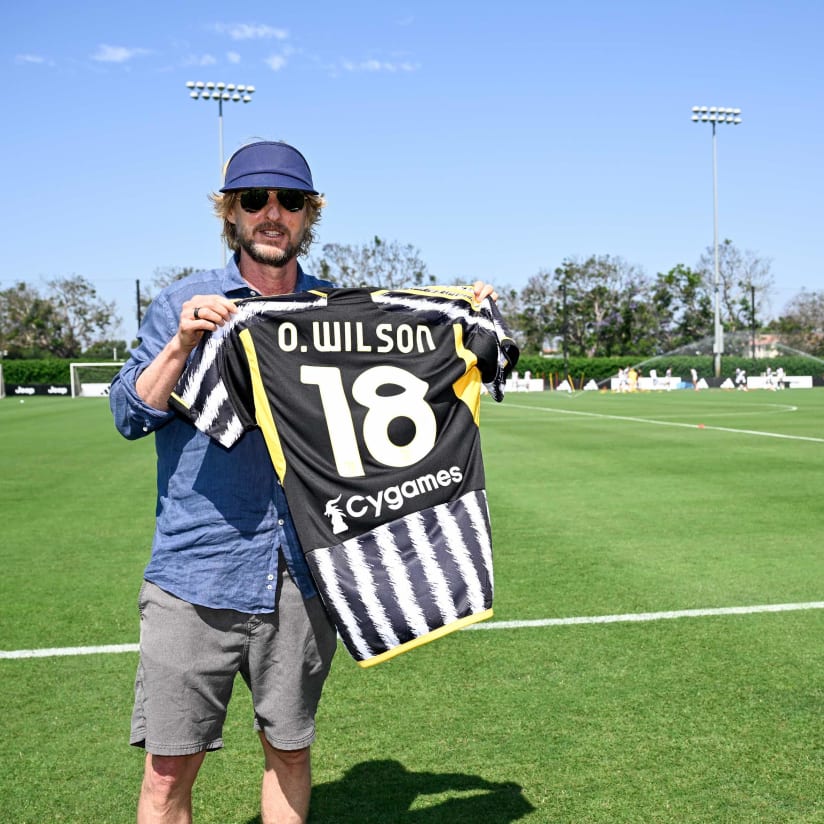 Gallery | Owen Wilson all'allenamento della Juventus a Los Angeles! 