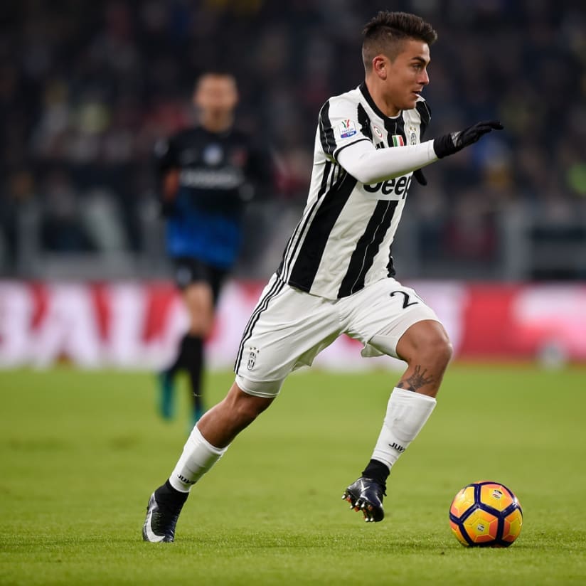 Juve strikers vs. Atalanta in the TIM Cup