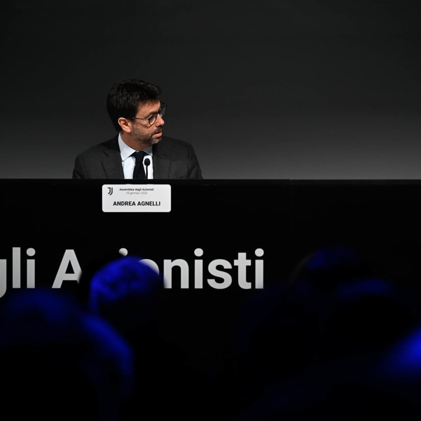 Andrea Agnelli's and Pavel Nedved's speech
