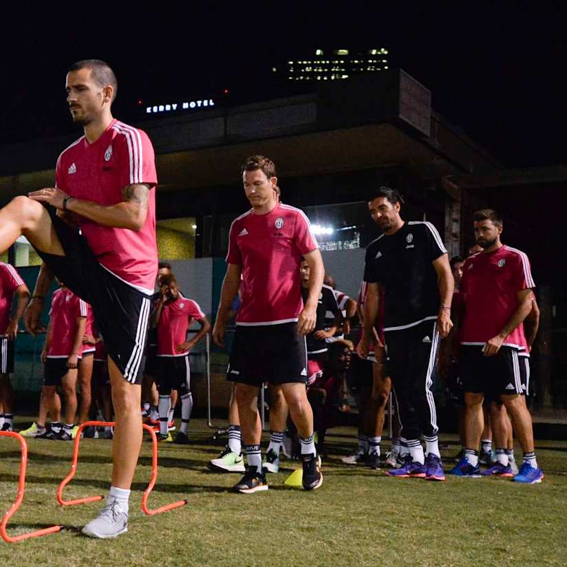 First workout in Shanghai