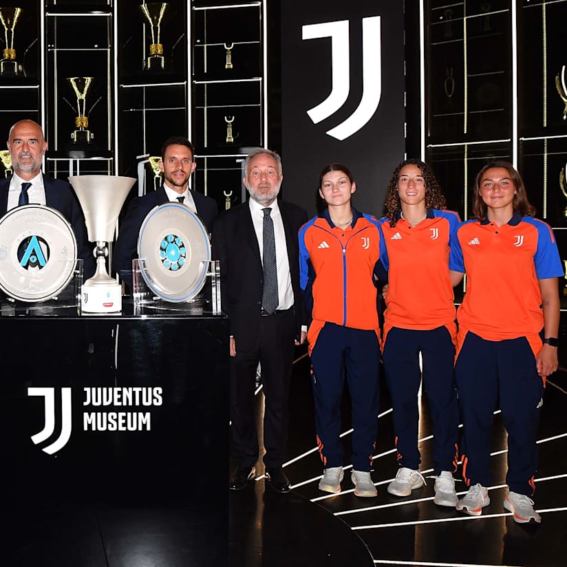 Three Women's trophies delivered to the Juventus Museum!