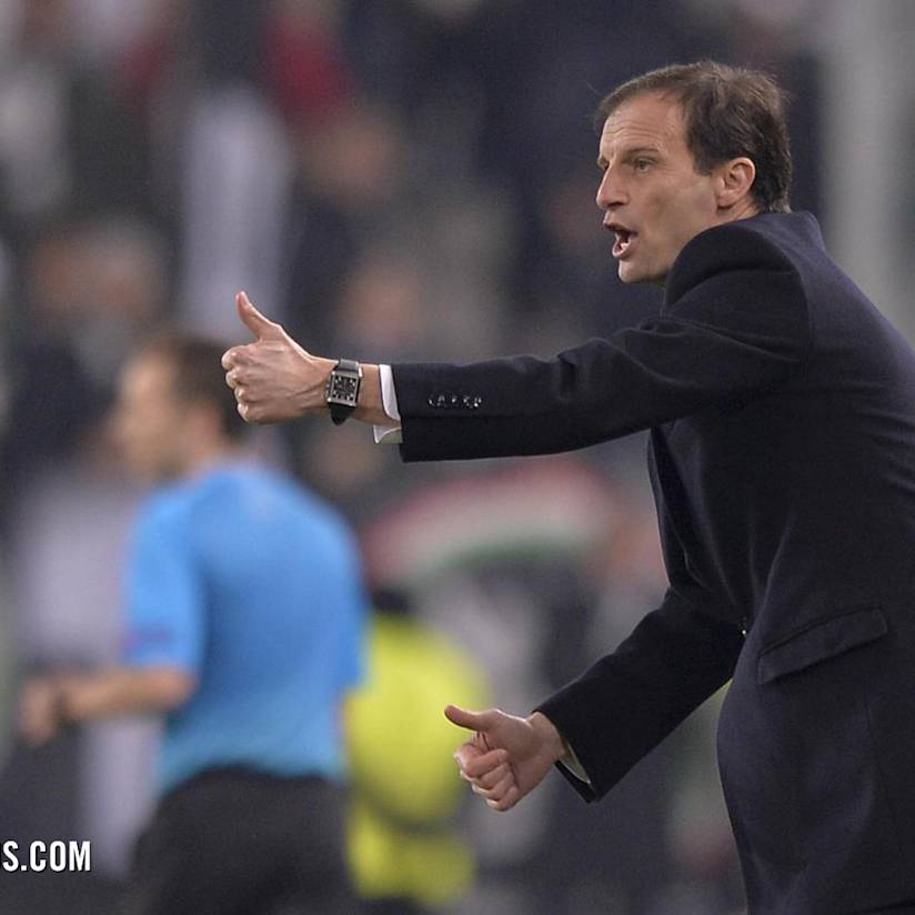 #JuveBvB: i complimenti di Allegri ai suoi ragazzi