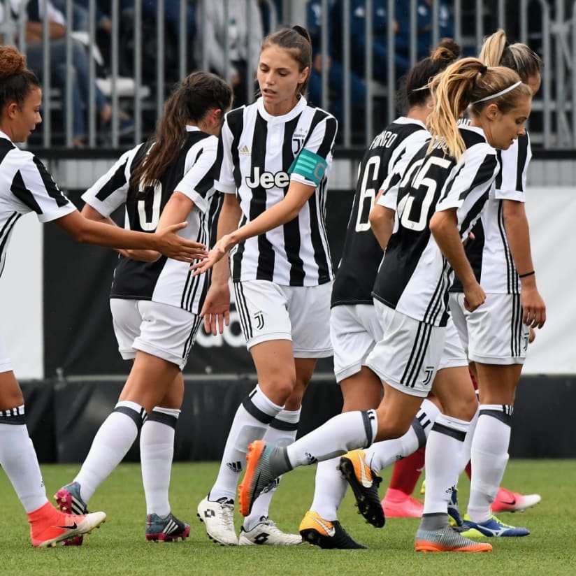 Juve Women hit eight in competitive home debut