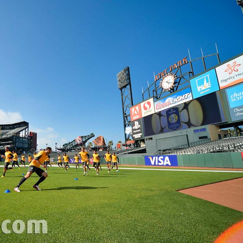 In campo all’AT&T Park