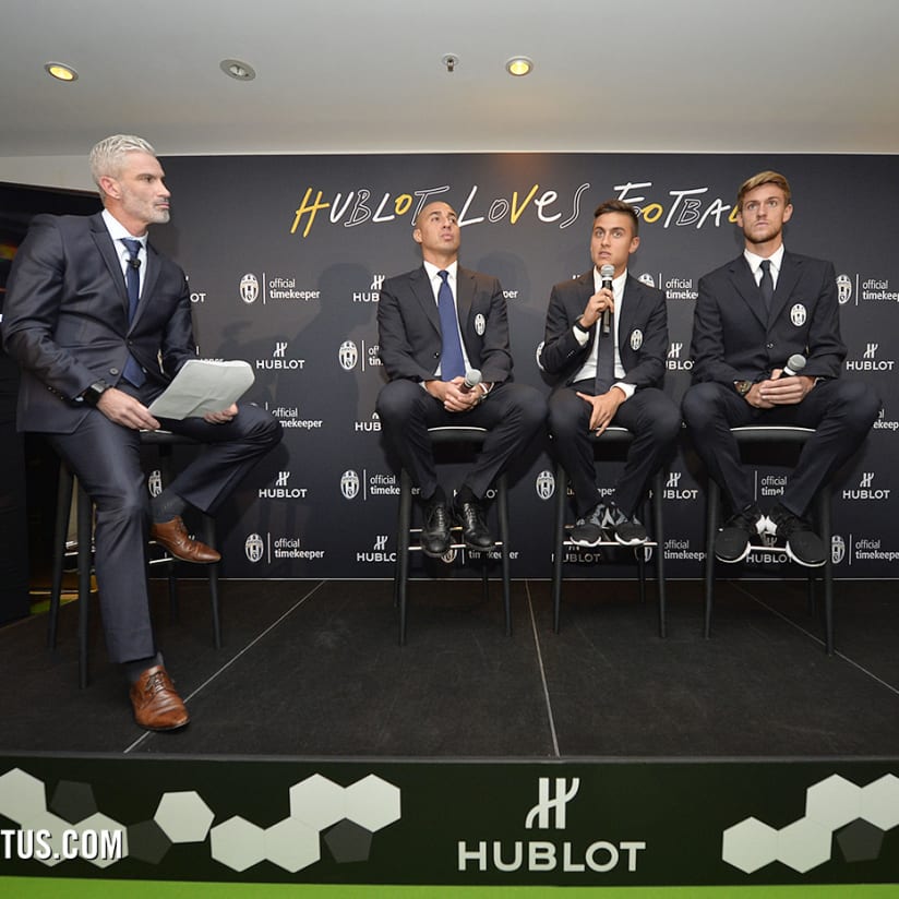 Trio Juve dan Hublot: Malam yang sempurna!