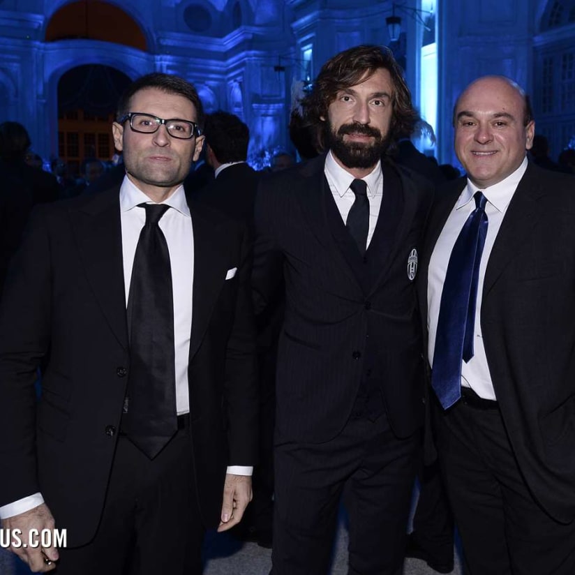 Massimo e Pietro, una serata di gala con la Juventus