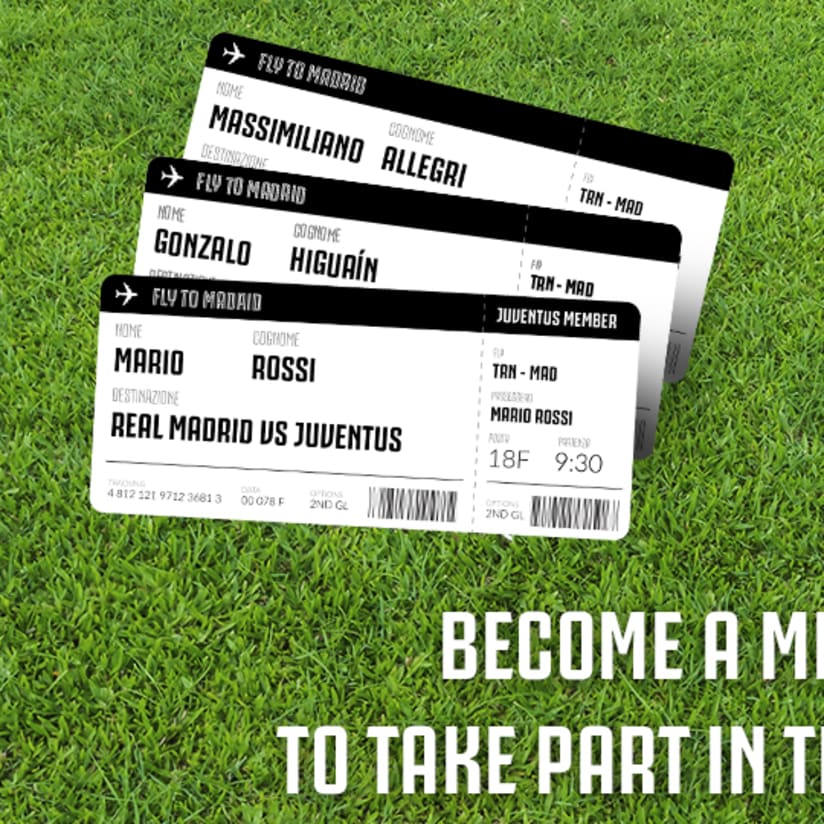 Fly To Madrid for Real-Juve!