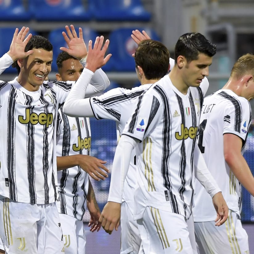 Tris di Ronaldo, la Juve passa a Cagliari