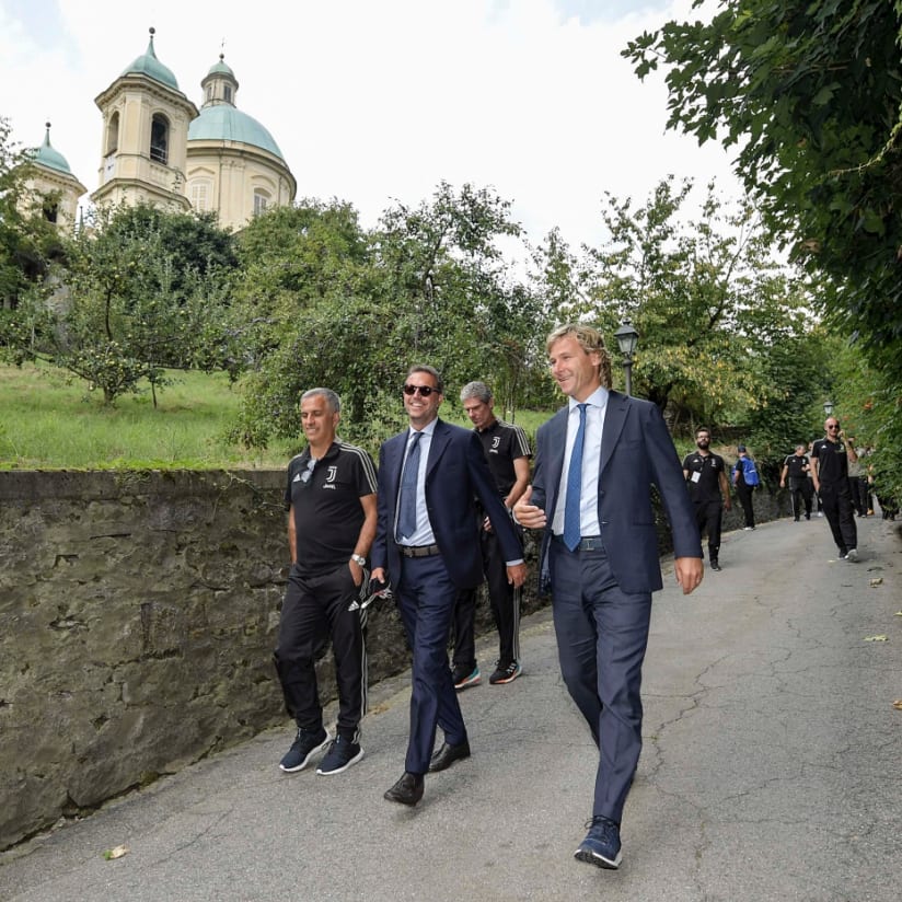 Villar Perosa: A salute from Andrea Agnelli