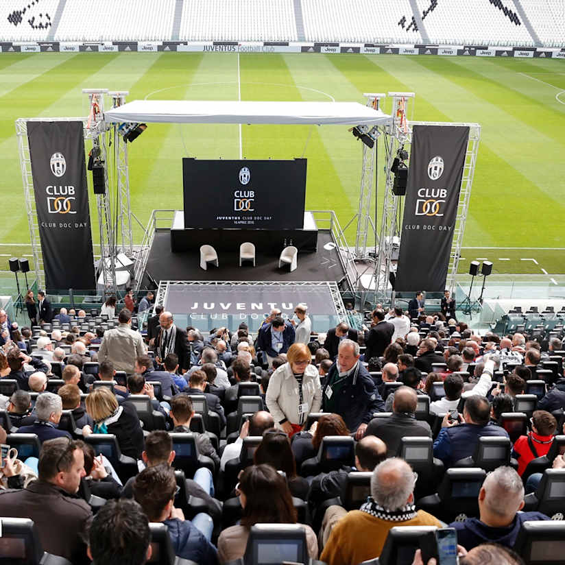 Club Doc Day, passione bianconera allo Stadium