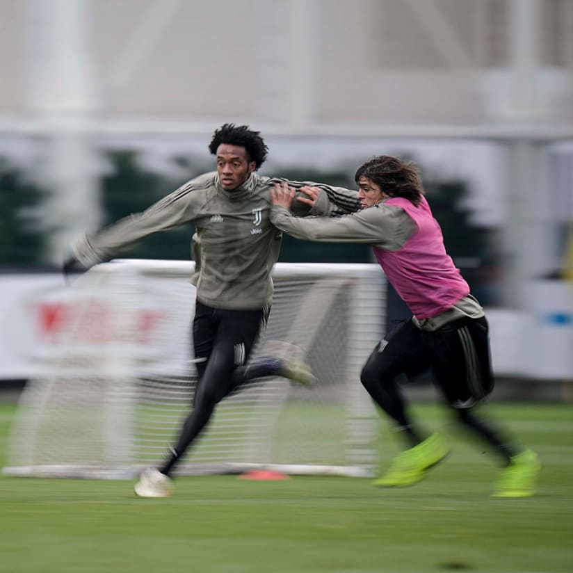 Training resumes in Continassa 