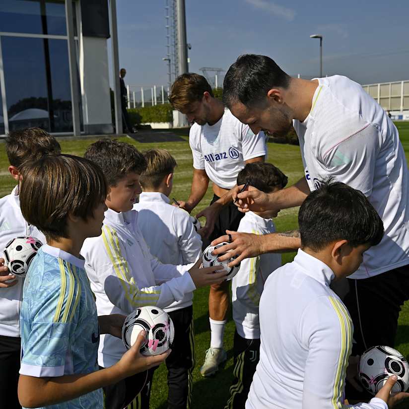 Gallery | Junior Members train with the Bianconeri!