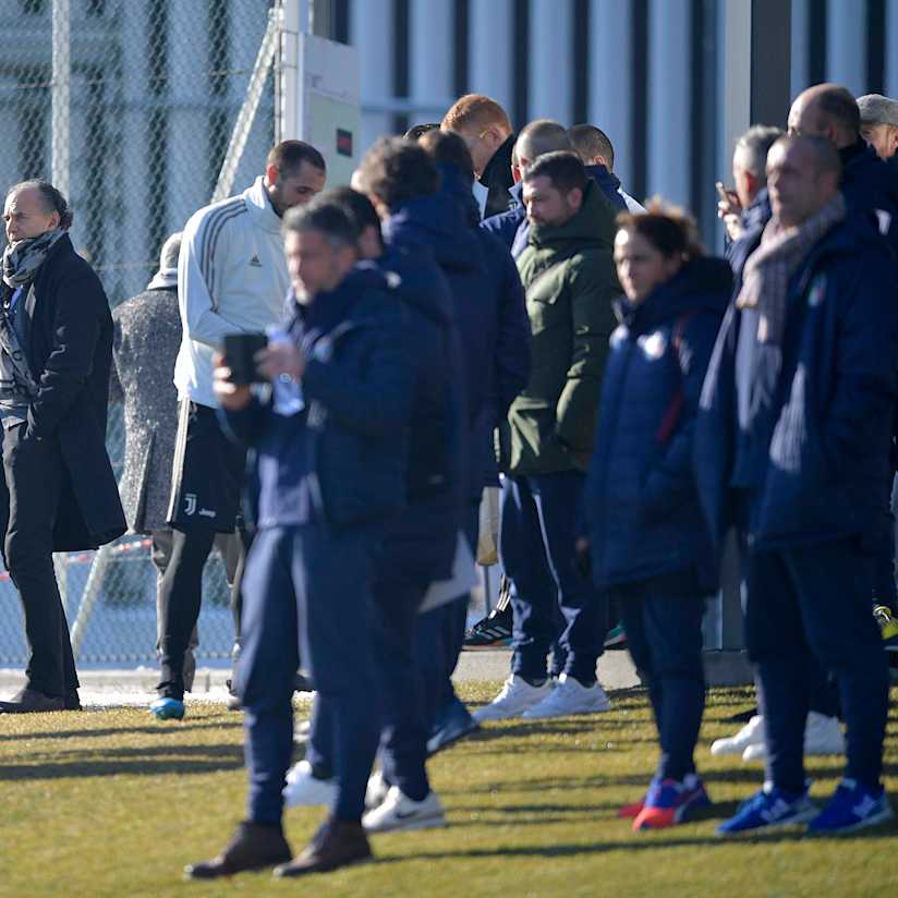 Aspiring FIGC coaches attend the JTC