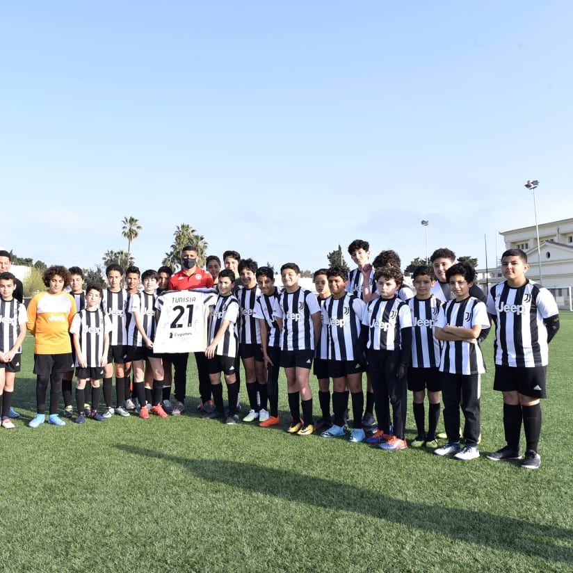 A special visit at the Juventus Academy Tunisia!