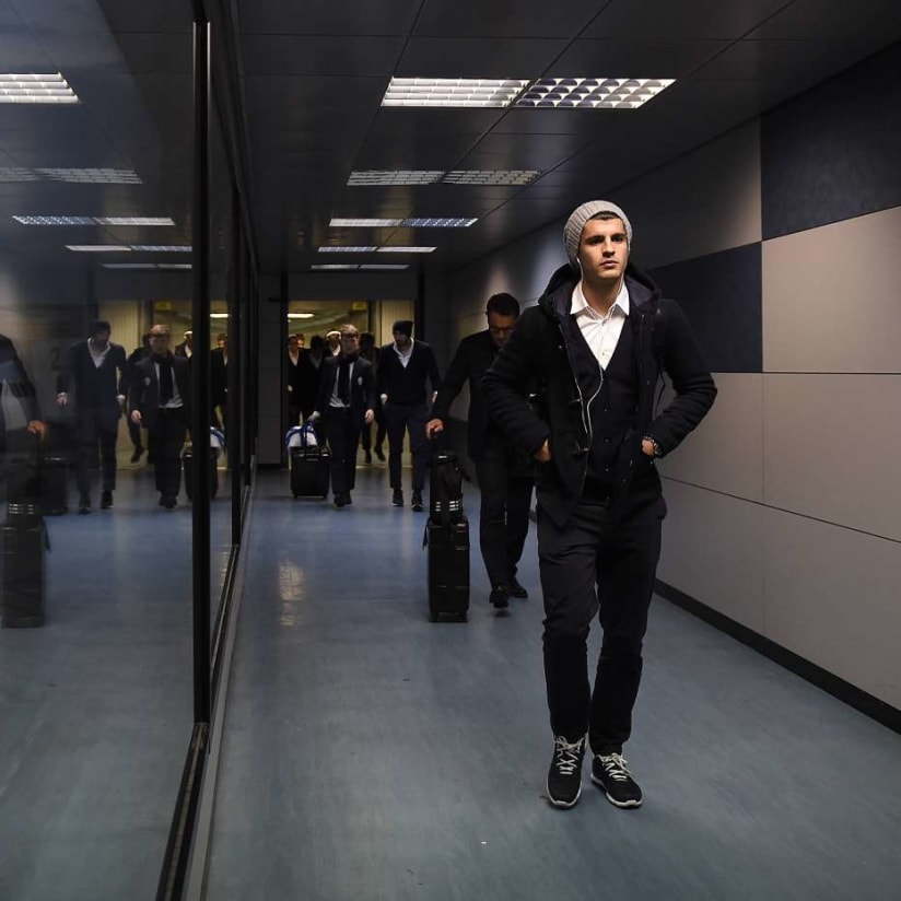Juve's arrival in Andalusia
