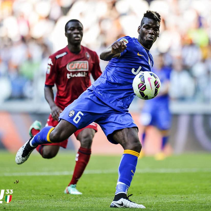 Pogba strikes comeback goal in draw with Cagliari