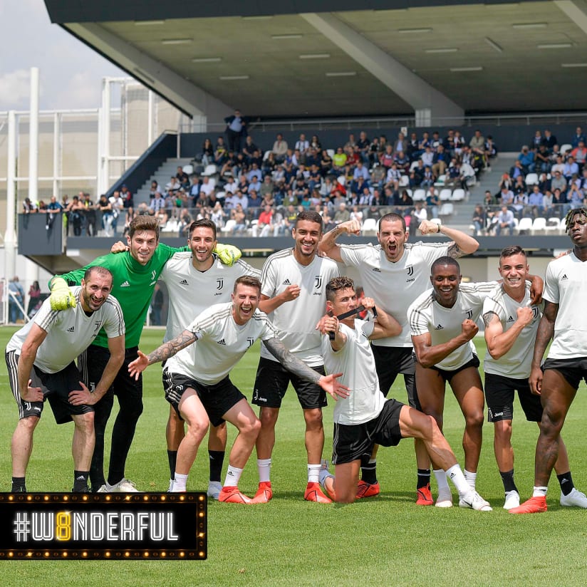 Ultimo allenamento con i tifosi al JTC!
